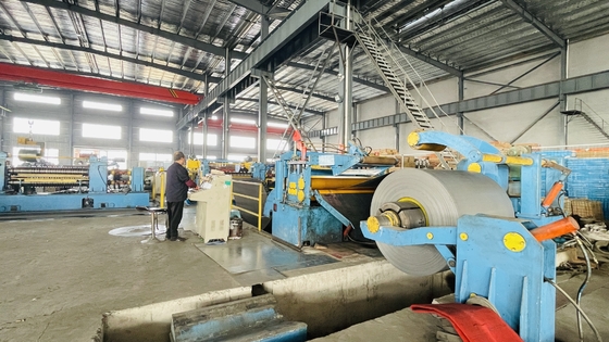 1800mm Sheet Metal Slitting Machine With Heavy Type Hydraulic Decoiler