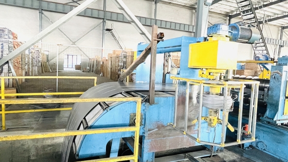 0.05mm Metal Sheet Slitting Machine CR Carbon Steel For Cold Rolling Material