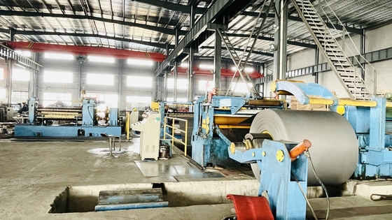 0.2mm Galvanized Steel Sheet Metal Coil Cutting Machine AC 22KW