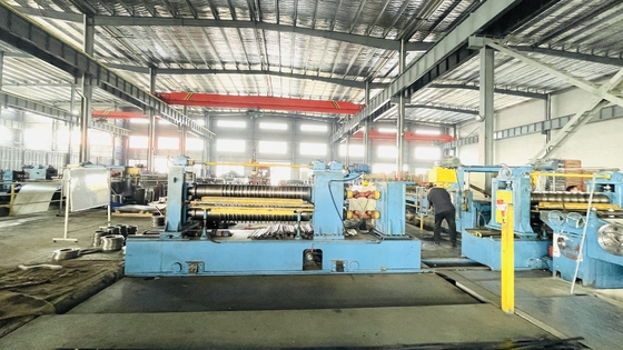 1800mm Steel Coil Slitting Machine Automatic 15000kg 200KW