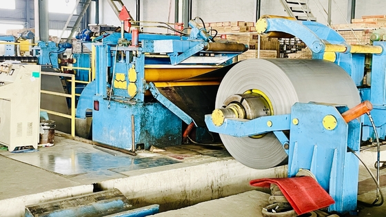 50Hz Automatic Steel Sheet Slitting Machine With Stably Speed