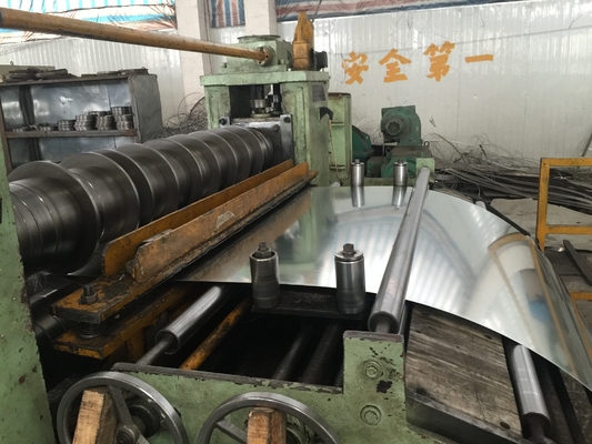 MAZS ( 0.2-1)x600 Slitting line is used for cold rolling，galvanized coil, decoiling, slitting and recoiling