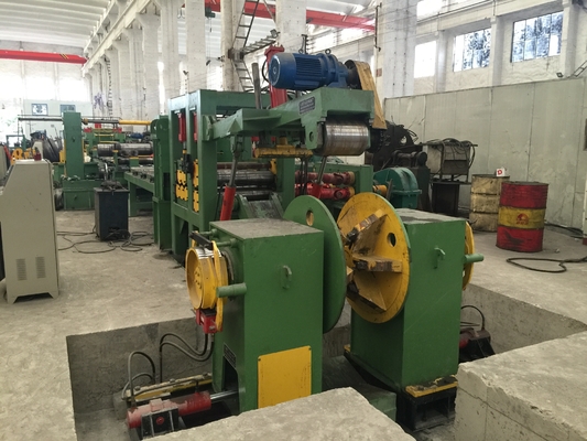 MAZS ( 0.2-1)x600 Slitting line is used for cold rolling，galvanized coil, decoiling, slitting and recoiling