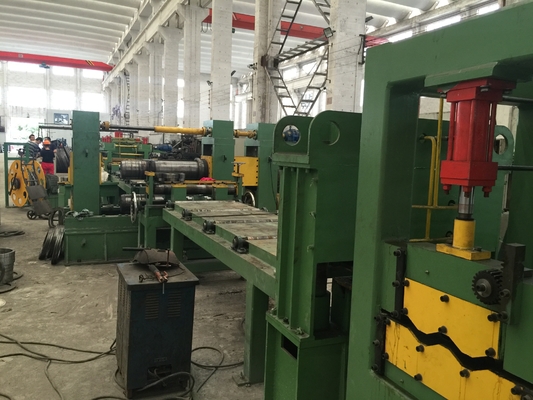 MAZS ( 0.2-1)x600 Slitting line is used for cold rolling，galvanized coil, decoiling, slitting and recoiling