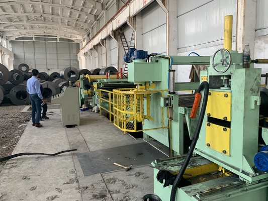 MAZS(1-6)×1600 slitting line slitting into  several strips according to the requirements of thickness and width