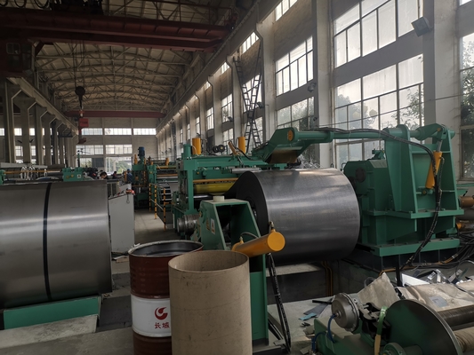 HR steel sheet coil slitting production line