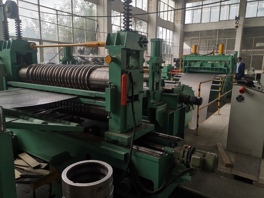 HR steel sheet coil slitting production line