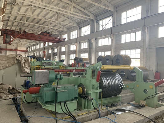 MA(0.4-2.0)X1300mm CNC cold roll slitting line with design service life of equipment more than 20years