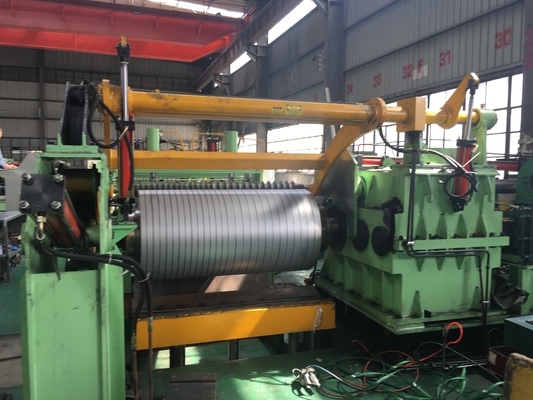 MA(0.4-2.0)X1300mm CNC cold roll slitting line with design service life of equipment more than 20years