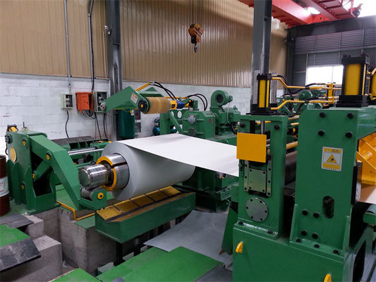 GI PPGI Steel Coil Slitting Machine , 80m/min High Speed Slitting Line