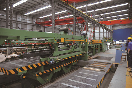 2-8mm Steel Cut To Length Line , Sheet Metal Cut To Length Machine