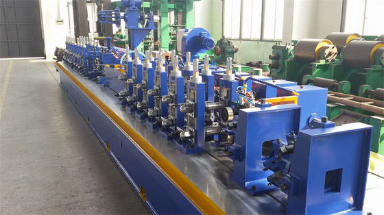 10-38mm High Frequency Pipe Making Machine , Welded Pipe Production Line