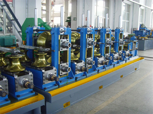 CE High Frequency Welded Pipe Mill With Water Cooling System Cold Saw
