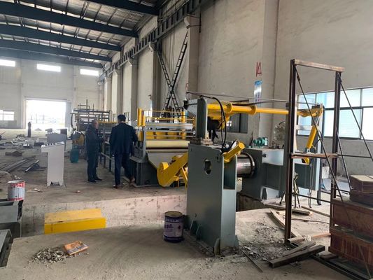 ST37 ST52 Steel Coil Slitting Machine With Five Roller Pinch And Leveler