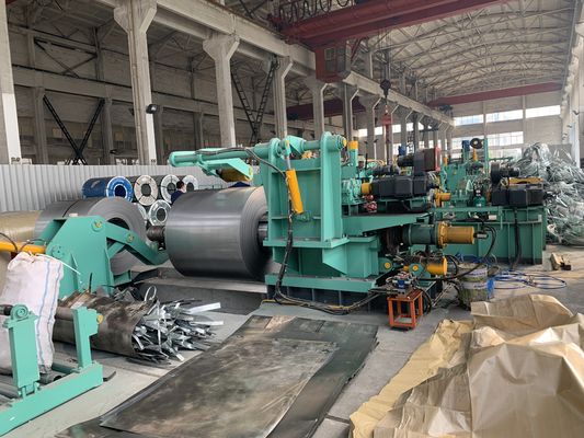 0.3-3mm Steel Coil Slitting Machine With Five Roller Leveling