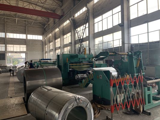 3-12mm Thick Sheet Slitting Line With Heavy Type Hydraulic Decoiler