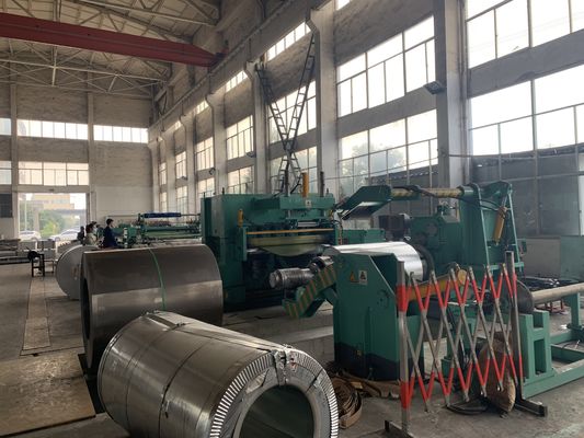 80m/min Adjustable 0.4-4mm Metal Coil Slitting Machine