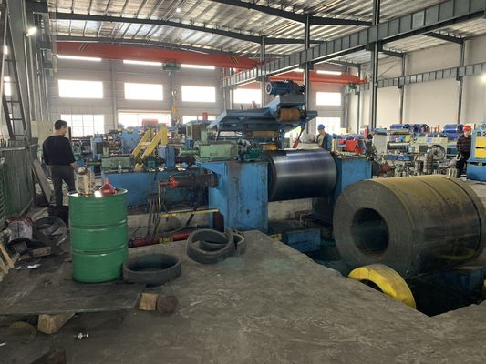 Middle Thick Steel Strip Slitting Machine , 3-10mm Precision Slitting Machine