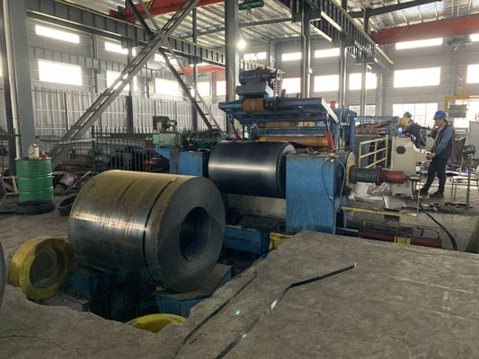 1500mm Steel Strip Slitting Machine , High Speed Precision Slitting Line