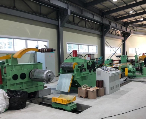 Automatic Copper Strip Slitting Machine 90KW With Adjustable Tensioner
